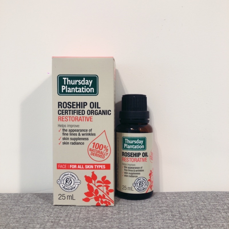 🌹現貨🌹24小時內出貨🌹澳洲Thursday Plantatio星期四農莊玫瑰果油Rosehip Oil 25ml