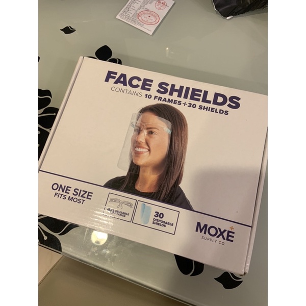 全新便宜賣MOXE 眼鏡式 防護面罩 Face shields