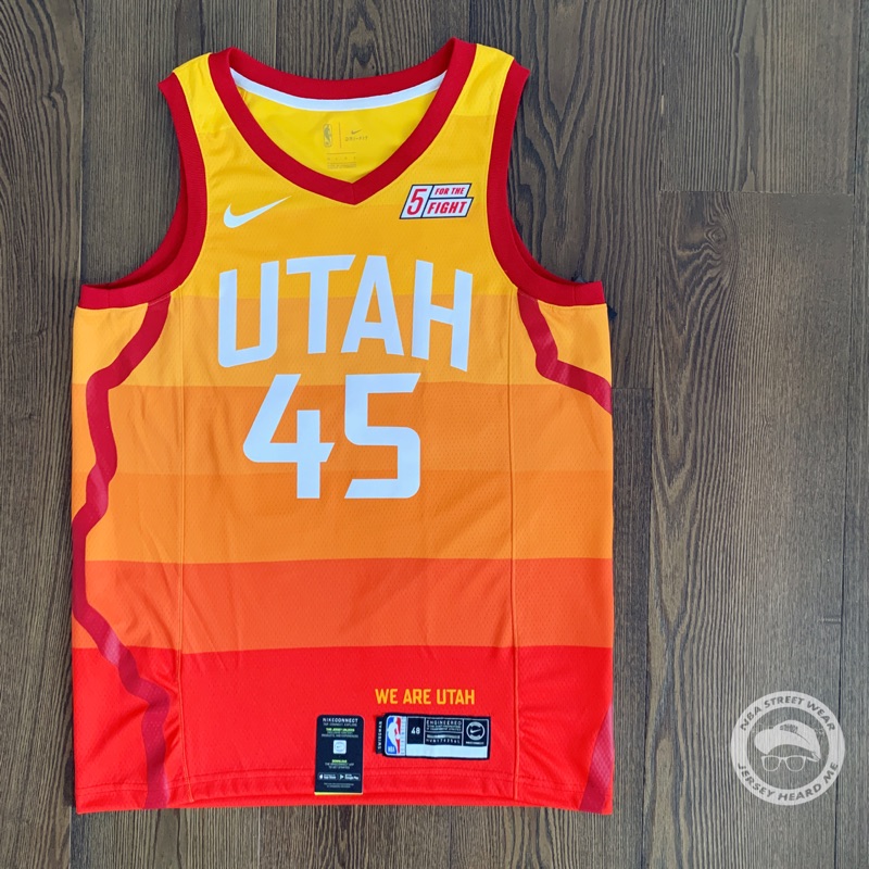 球衣藏家 Mitchell Jazz City Edition 米邱爵士城市版贊助標球迷版nba 球衣 蝦皮購物