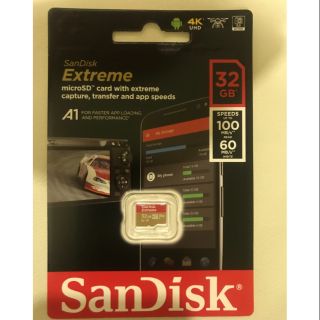 全新/記憶卡【SanDisk】32GB 100MB/s Extreme