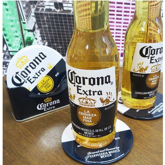 日本進口 Corona 可樂娜 啤酒杯墊 飲料杯墊 6 件套 玩命關頭 唐老大的最愛