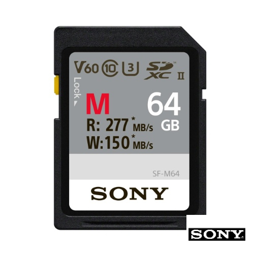 【SONY 索尼】SF-M64 SD記憶卡 64G 支援4K/2K 攝影 (公司貨)