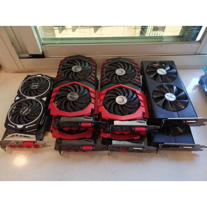 一批4G礦卡（RX570*2＋RX470*4）