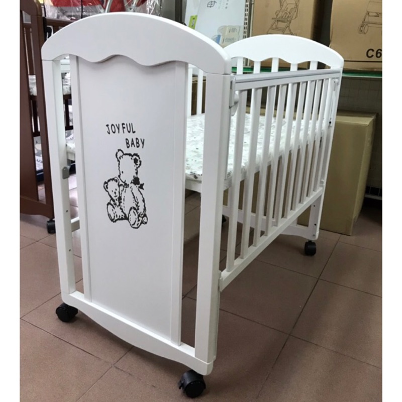  CNS安全檢驗.嬰兒床 小床　小白床 (白)全新~台灣製 白色小床
