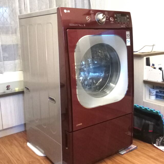(出售9成新)LG 12公斤 洗脫烘滾筒洗衣機.WD-12MRS.二手洗衣機.二手滾筒洗衣機