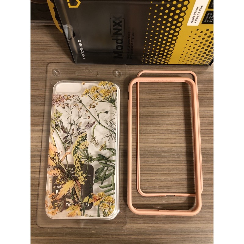 犀牛盾 iPhone 8 Plus/7 Plus MOD NX 防摔手機殼（9成新，完整附盒）櫻花粉