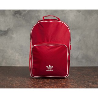 Adidas Originals Classic Backpack 三葉草 紅色 經典復古 休閒後背包 CW0636