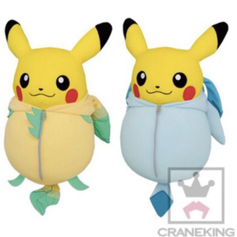 皮卡丘 睡袋 冰伊布 日本 娃娃 玩偶 Pokémon 寶可夢 神奇寶貝 日本景品 稀有 生日 禮物 BANPRESTO