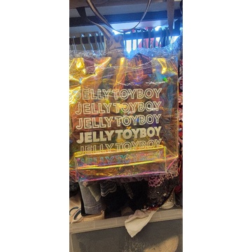 香港潮牌果凍包jelly toyboy 炫彩手提購物袋