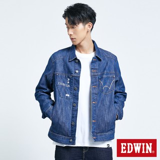 EDWIN E FUNCTION牛仔外套(原藍磨)-男款