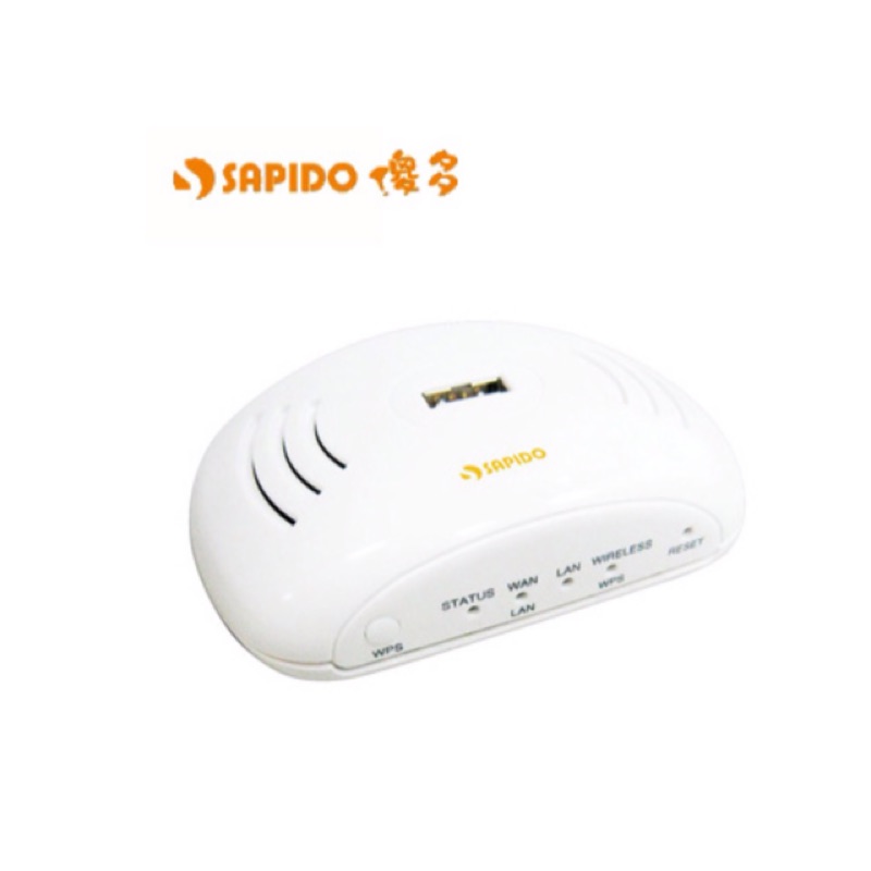 SAPIDO 傻多N速小口袋多網型無線寬頻分享器 RB-1632