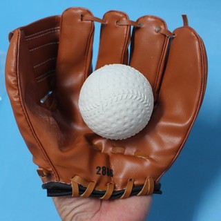兒童棒球手套 附軟式安全棒球 國小以下適用 -群DH-001