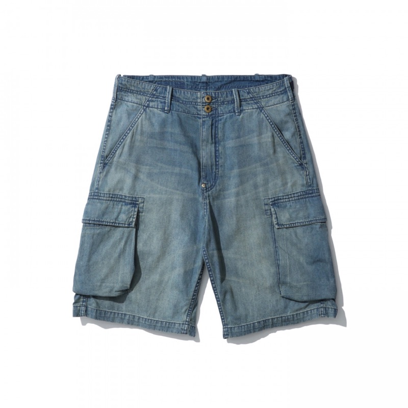MADNESS 20SS WASHED DENIM ARMY SHORTS 單寧短褲