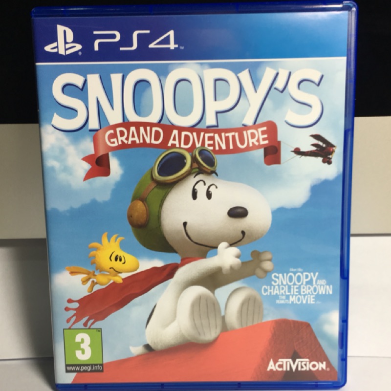 【PS4中古】史努比壯闊歷險記英文版SNOOPY'S【阿杰收藏】 PS4 二手 遊戲