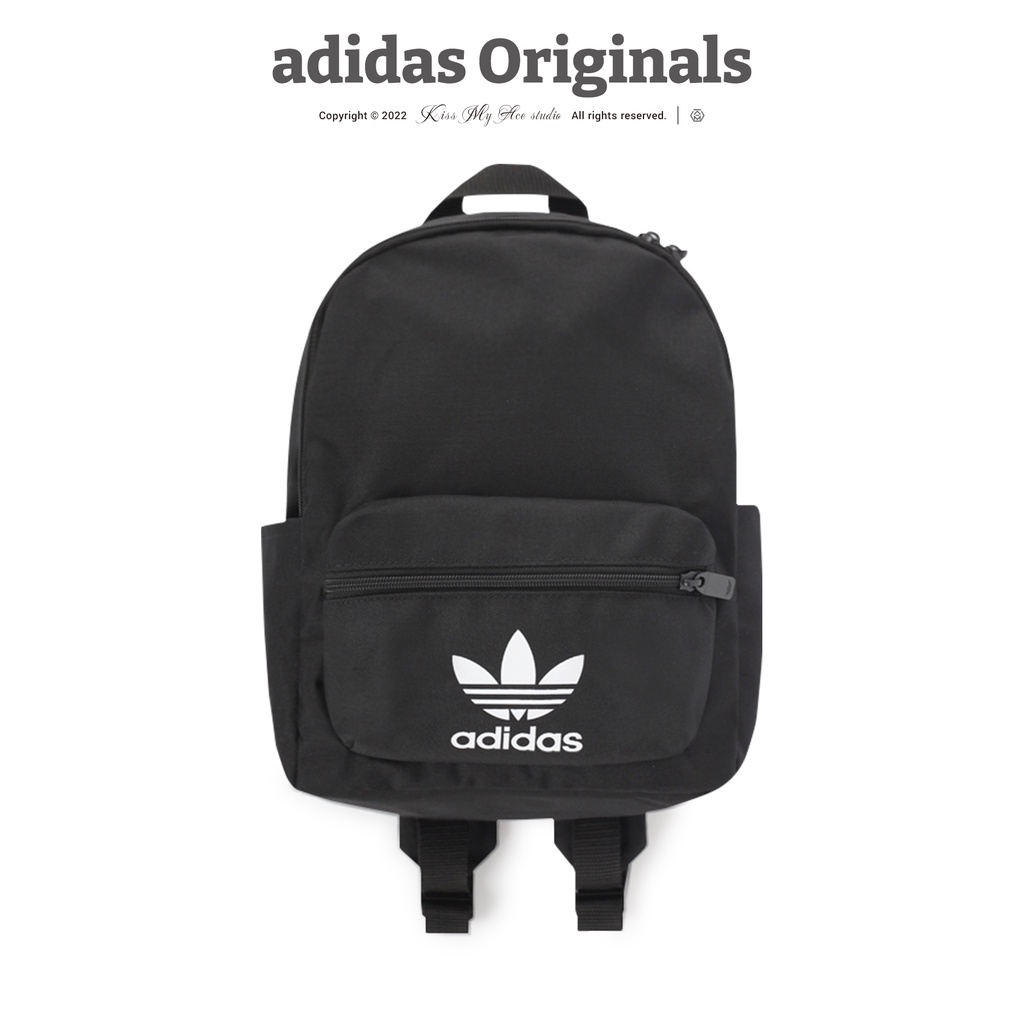 adidas Originals Mini Backpack 三葉草 後背包 小背包 小包 女 黑色 GD4575