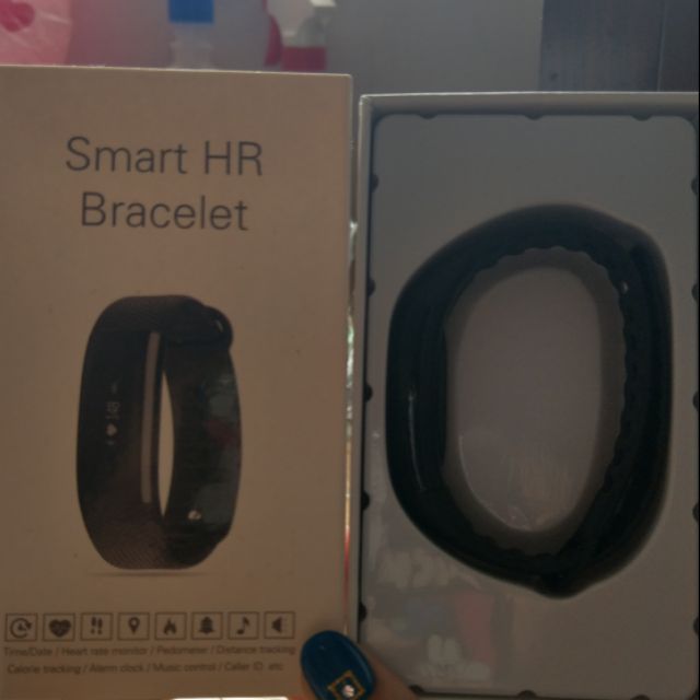 Smart HR bracelet測心跳天氣時間智慧手錶
