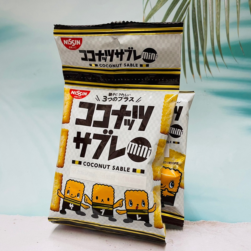 日本 Nissin 日清 四連薄燒脆餅 椰子風味 可口奶滋 80g