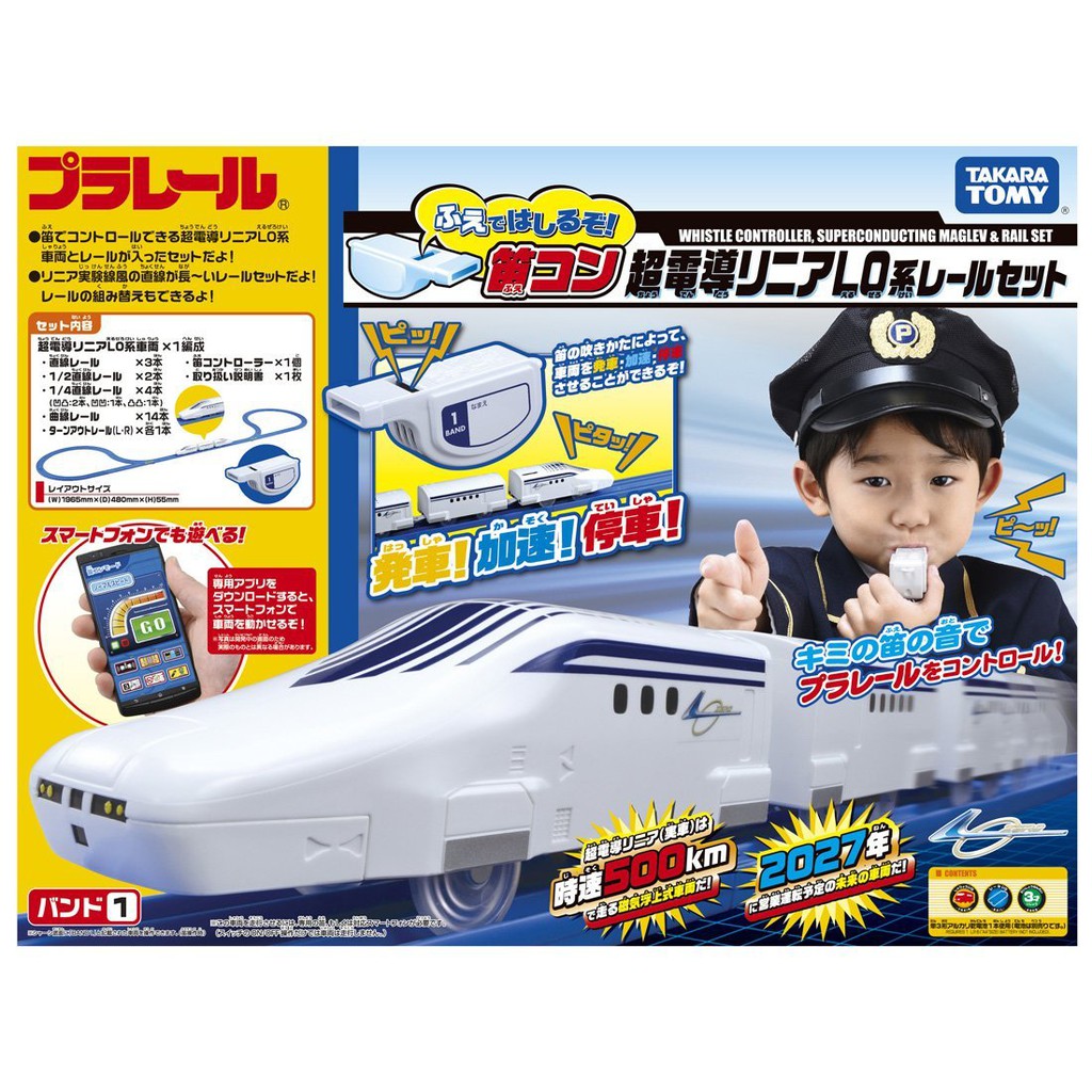 TOMY PLARAIL 鐵道王國 嗶嗶 吹哨遙控火車組