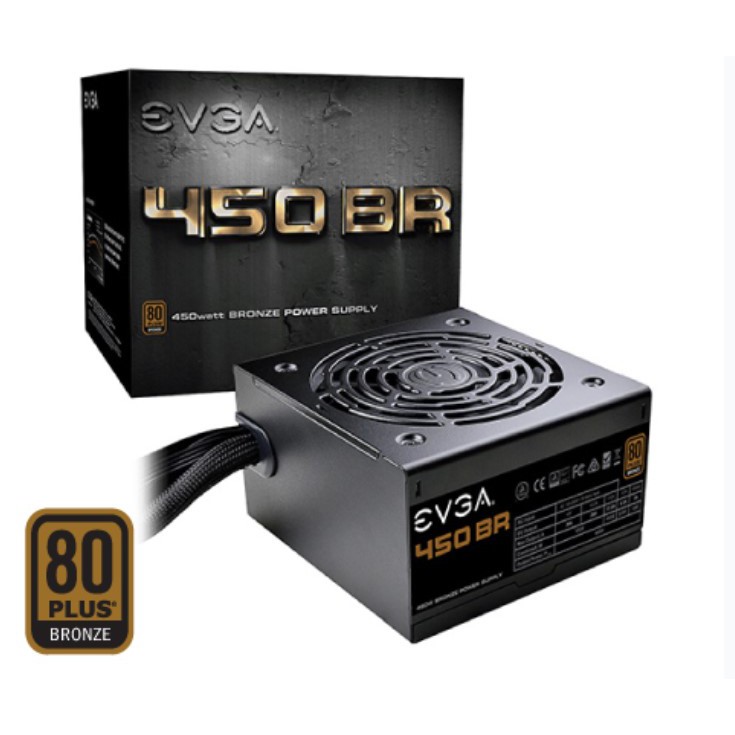 EVGA 艾維克 450 BR 450W 80+銅牌 (DC-DC/靜音風扇/長140mm/五年保固 廠商直送