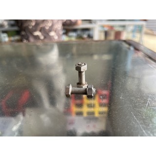 不銹鋼螺母螺栓 M6 x 20 六角螺母螺栓鑰匙 10 長度 2 CM SS304