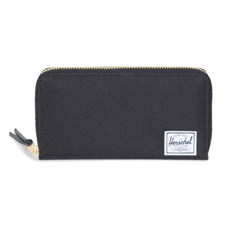 HERSCHEL 10384-00001 Thomas RFID Wallet 帆布 長夾 (黑) 化學原宿