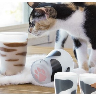 🚚現貨🇯🇵日本製貓掌杯 Coconeco肉球杯 玻璃杯 貓咪咖啡杯 水杯 貓腳杯 貓奴 貓爪 三花/橘貓/乳牛貓