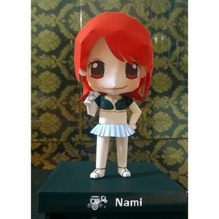 航海王_娜美 Q版 立體紙模型 手工DIY 3D 摺紙 折紙 折一折 紙製品 動漫 ACG 海賊王