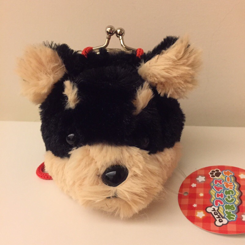 日本約克夏狗狗零錢包吊飾娃娃