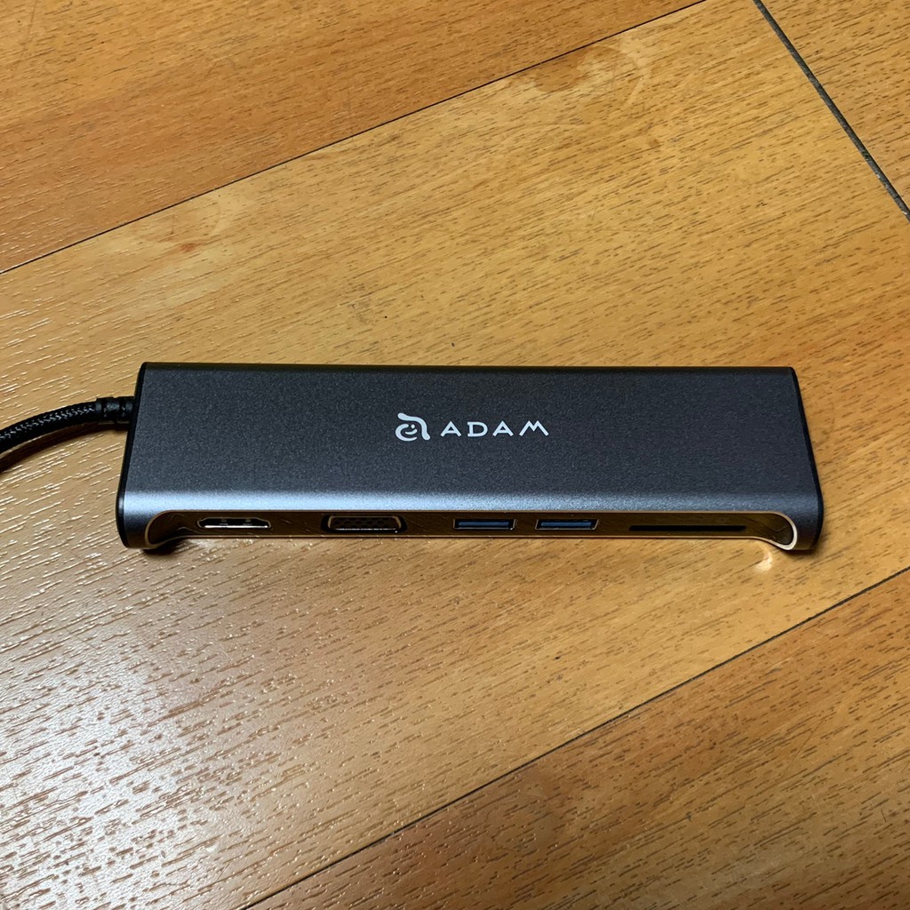 亞果ADAM CASA Hub A03 USB 3.1 Type C 5port 多功能集線器 灰