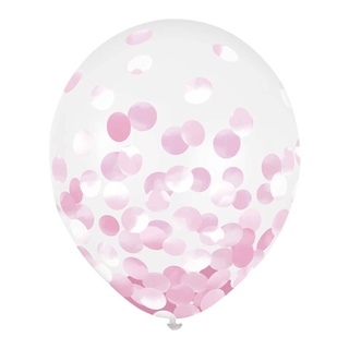 派對城 現貨【12吋乳膠氣球6入-玫瑰金亮片】 歐美派對 生日氣球 乳膠氣球 氣球 派對佈置 拍攝道具