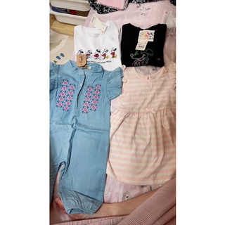 全新童裝Uniqlo米奇米妮 ,NET條紋洋裝，Gap短袖
