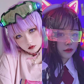 LED高科技機械護目鏡 cosplay Lolita 歌德風 暗黑系 日系
