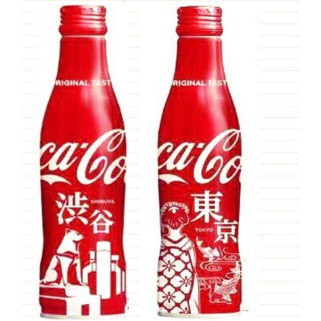 日本地區限定東京款(和服)、德川款、北東北款、大阪款250ml可口可樂