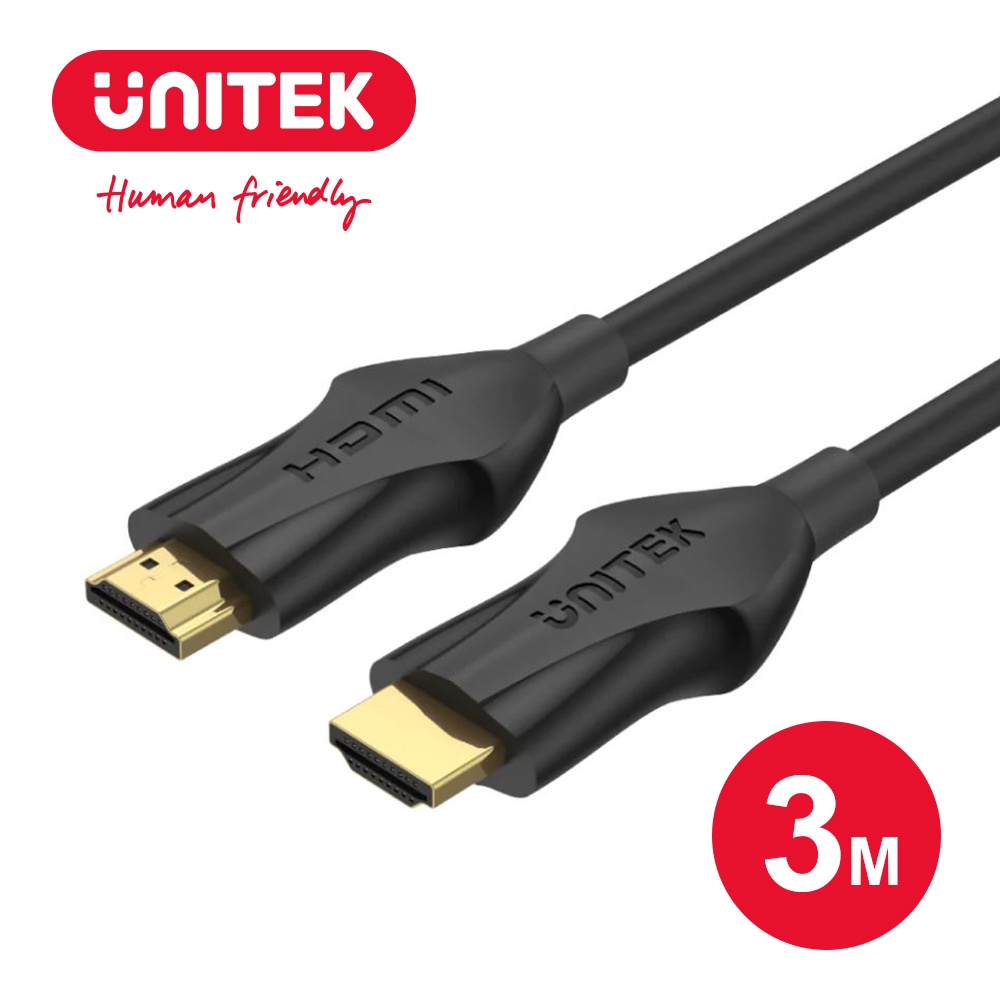 UNITEK 2.1版 8K 60Hz高畫質HDMI傳輸線(公對公)3M(Y-C11060BK-3M)