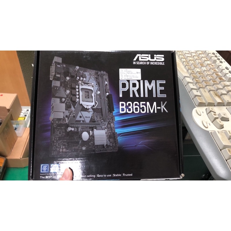 華碩 ASUS Prime B365M-K 主機板 全新未上機