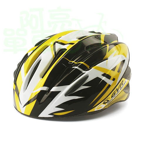 【阿亮單車】GVR 專業自行車安全帽(G103) Jump跳躍系列，黃色《C77-193-Y》