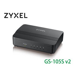 附發票 ZyXEL 合勤 GS-105S V2 5埠 網路交換器 節能 Gigabit HUB 集線器