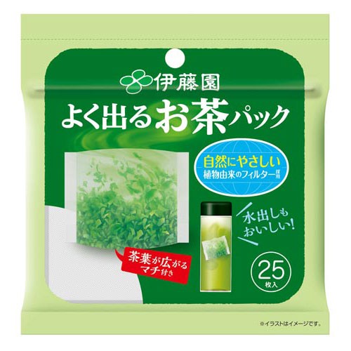 [新到貨]日本製造 伊藤園 玉米纖維茶包袋 濾茶袋  25入 茶袋