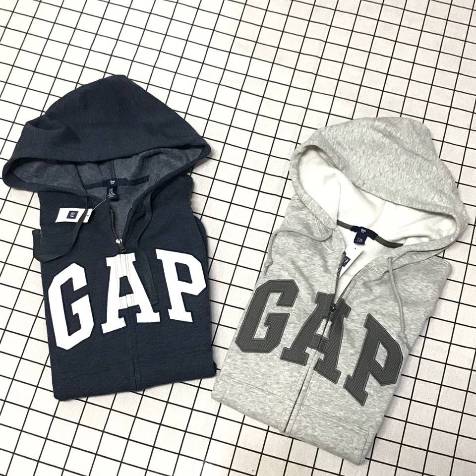 GAP 男款 電繡LOGO 內刷毛 帽外套 女生如果想搭情侶👫可以穿男生XS約女生M號👌🏻 有少量男款XXS跟XS