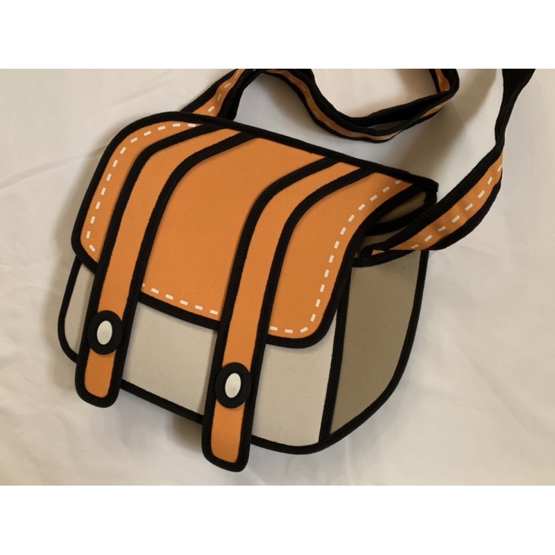 【二手】JumpFromPaper 2D包 經典橘色相機包 肩背包 側背包