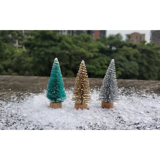 L-one 🎄迷你模擬聖誕樹(單入) 聖誕節裝飾 微景觀擺件 多肉植物苔蘚生態瓶配件景觀盆栽 zakka 攝影道具