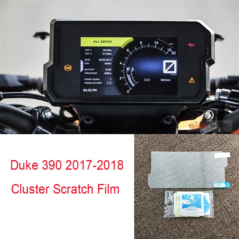 KTM Duke 390 DUKE 2017 2018儀表板儀表盤刮保護膜表屏幕保護膜