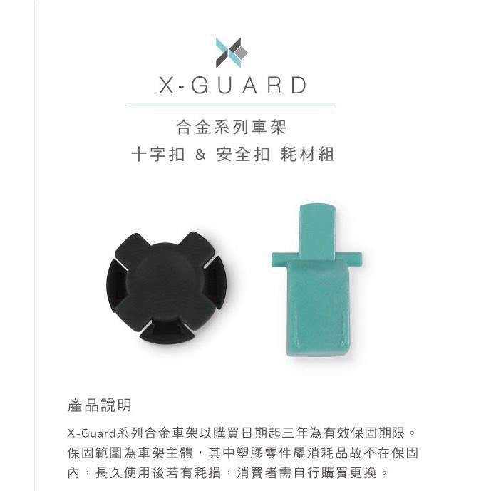 【松部品】Intuitive-Cube X-GUARD 合金系列車架 酷比扣 手機架 十字扣 安全扣 耗材組