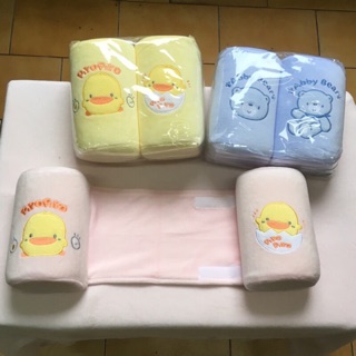 =全新品= 黃色小鴨 熊熊 新生兒 嬰兒 安全側睡枕 剪毛絨 表布 枕頭 嬰兒枕 台灣製造 810485