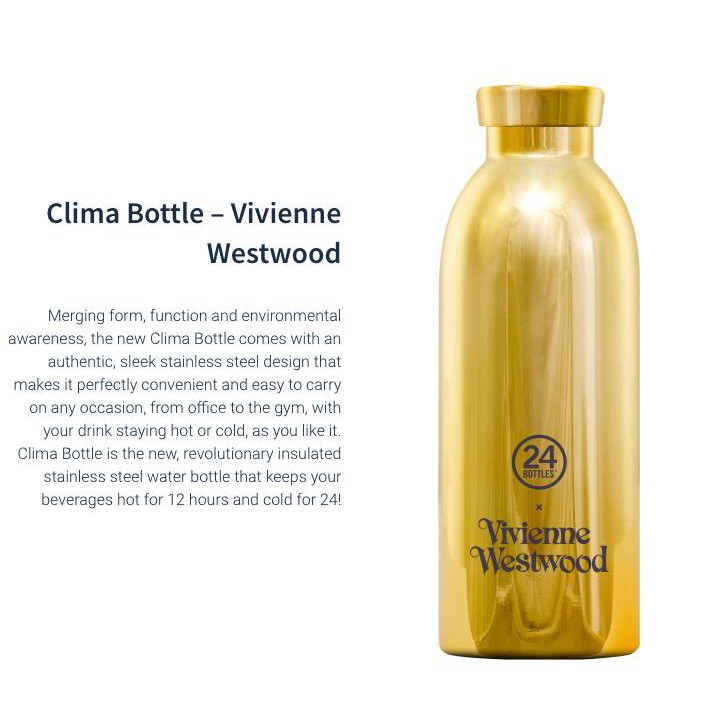 24Bottles X Vivienne Westwood 不銹鋼雙層保溫瓶 500ml 現貨 限量