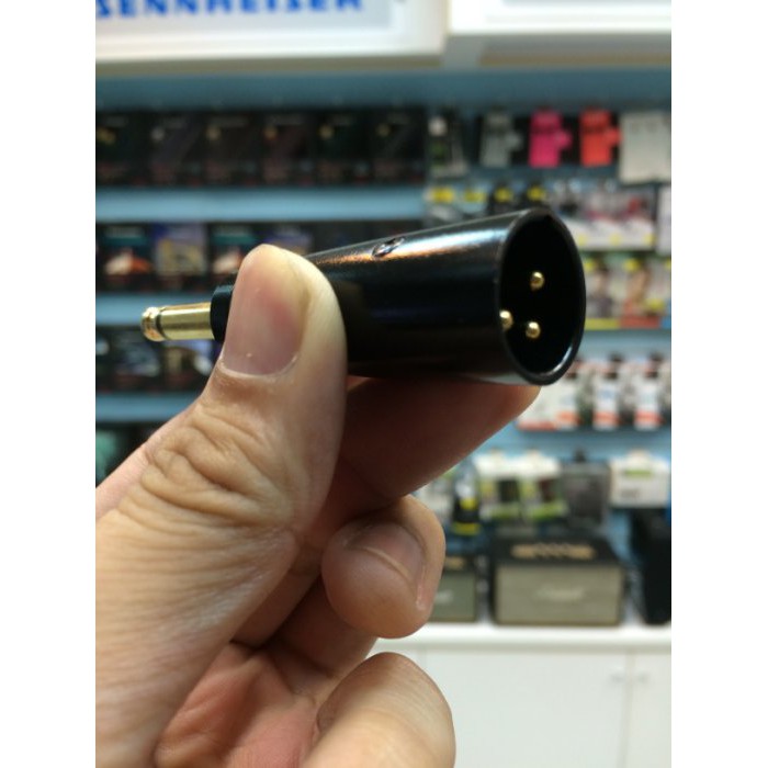 禾豐音響 高級鍍金 6.3mm 公 - XLR 公 轉接頭 錄音介面 8010a 8020c 8030b 可用