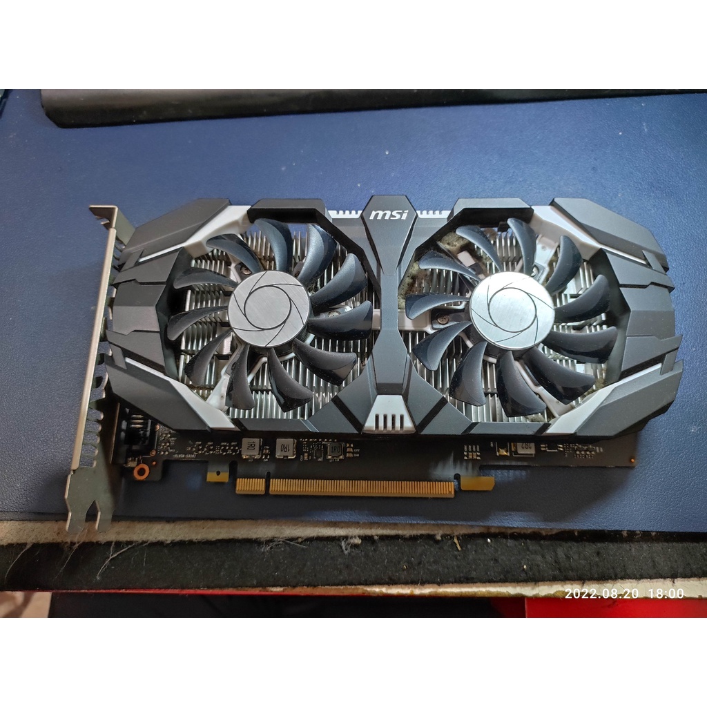 msi 微星 GTX 1050 2GT OCV1 免插電 過測良品顯卡