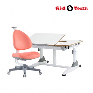 【大將作 Kid2Youth】G6C+XS桌&BABO椅 兒童成長桌椅組 保持良好坐姿 L型 (桌寬100cm)