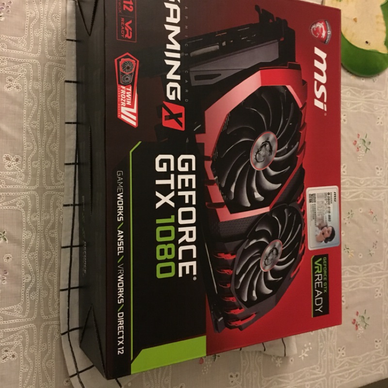 MSI GTX 1080 Gaming 8G 美光顆粒