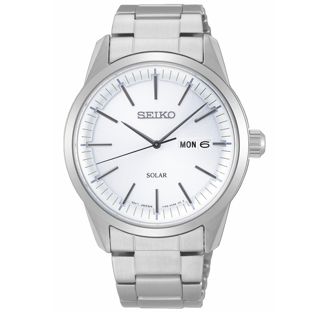 SEIKO 精工 CS系列 SOLAR 日系簡約 太陽能腕錶 (SNE523P1/V158-0BE0S) SK042